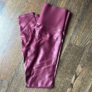 Carbon38 High Rise 7/8 Legging in Takara Shine - XXS